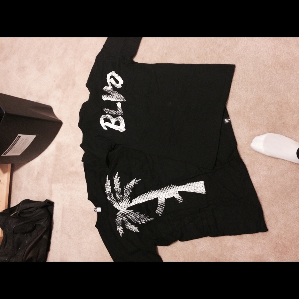 BLVD supply Black Palm Tree T-shirt